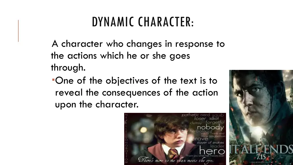 dynamic character