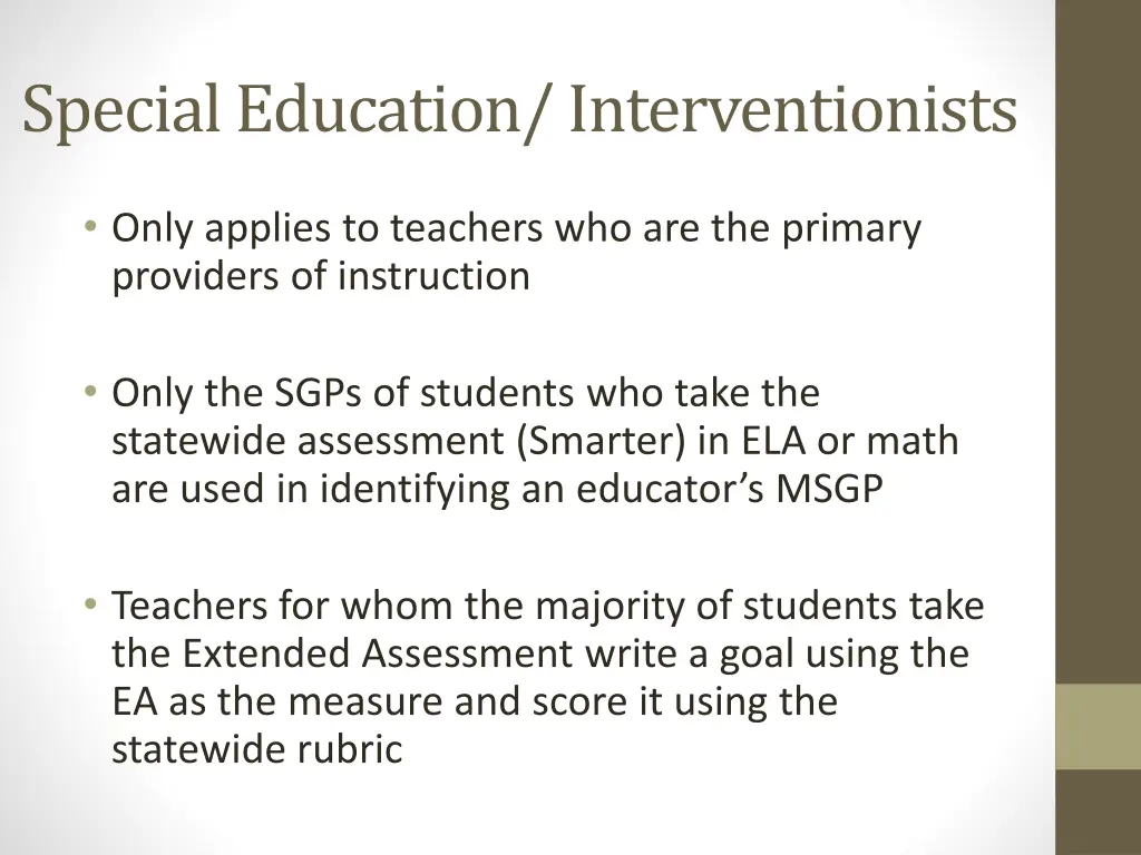 special education interventionists