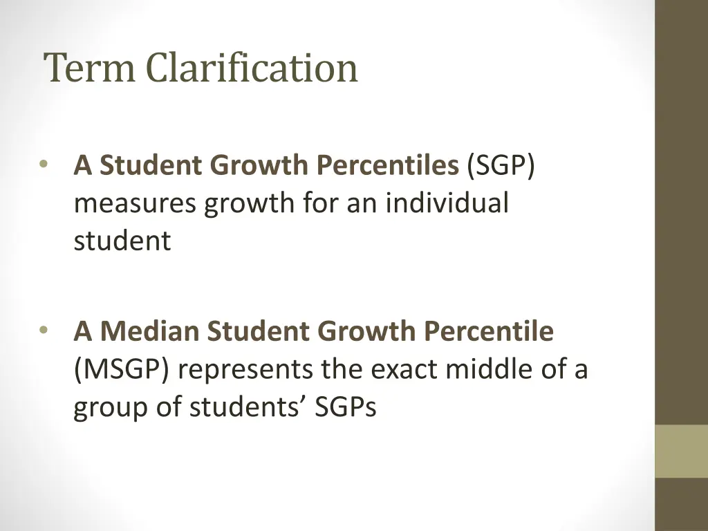 term clarification