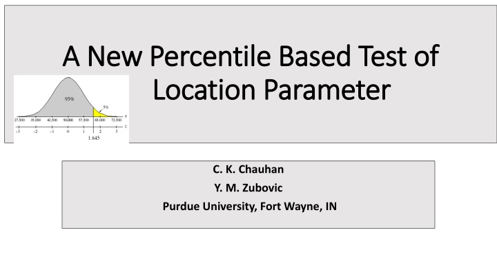 a new percentile based test of a new percentile