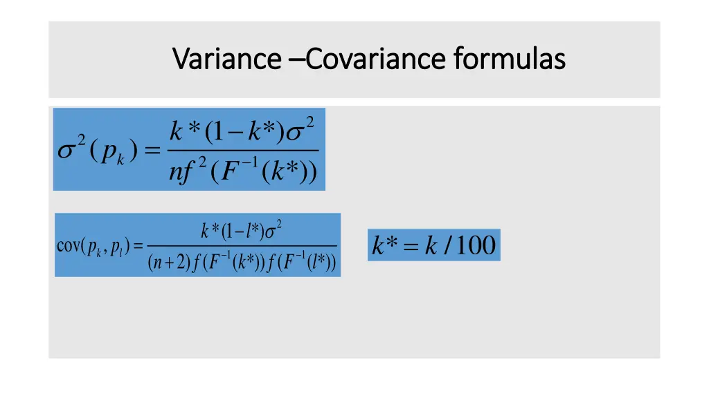 variance variance covariance formulas covariance