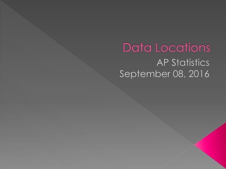 data locations ap statistics september 08 2016