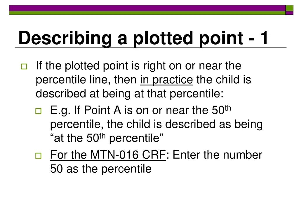 describing a plotted point 1