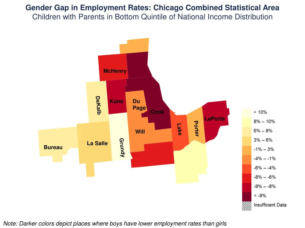 gender gap in employment rates chicago combined