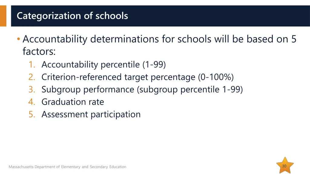 categorization of schools 1