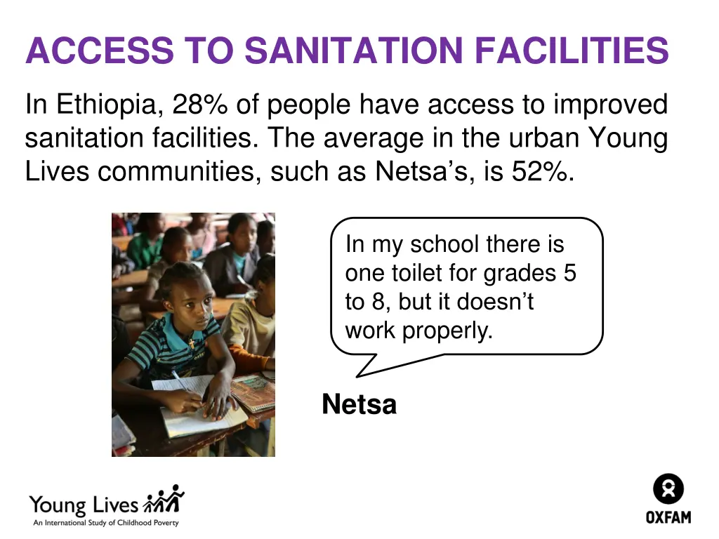 access to sanitation facilities