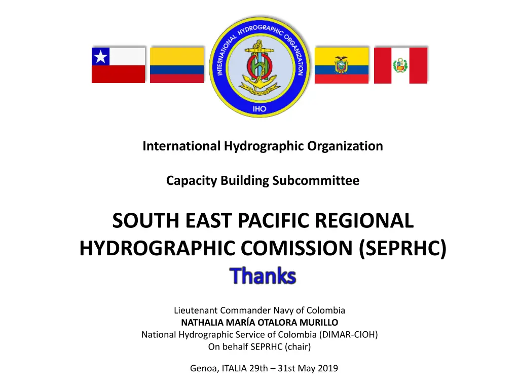 international hydrographic organization 1