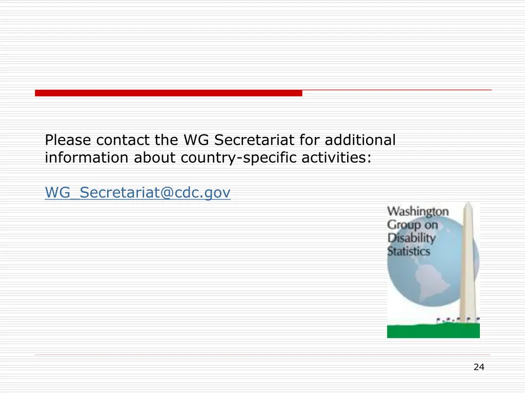 please contact the wg secretariat for additional