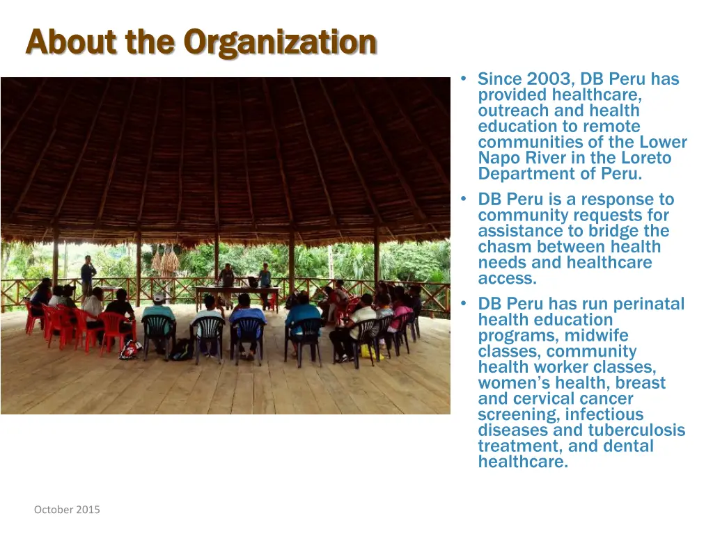 about the organization about the organization