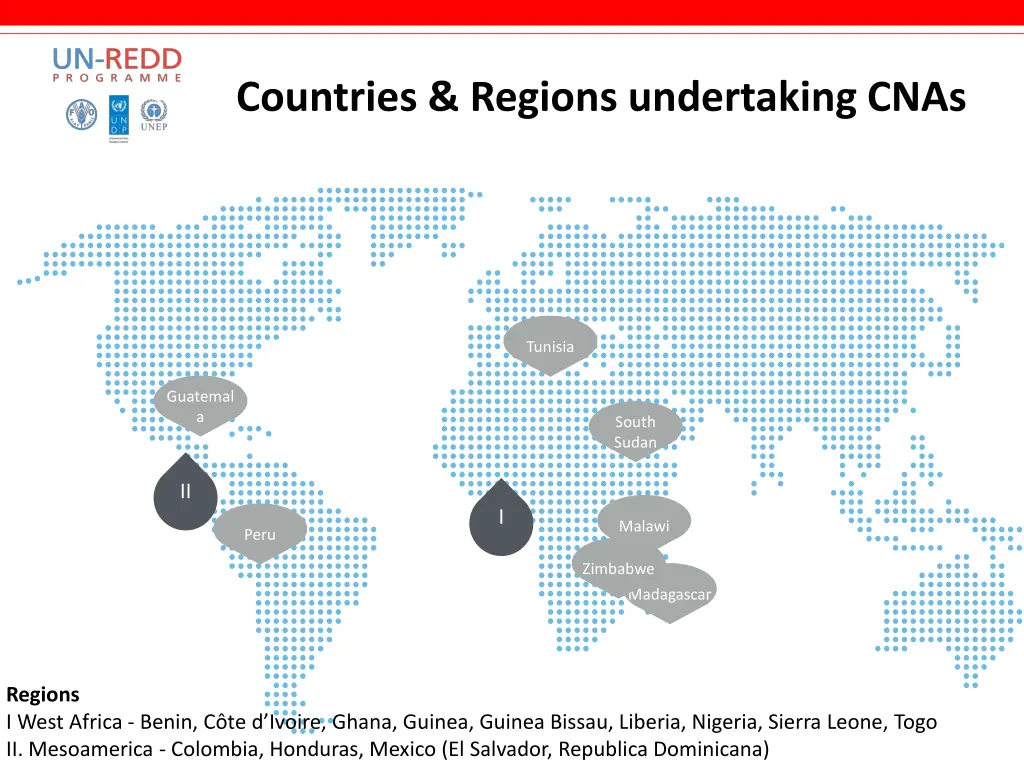 countries regions undertaking cnas