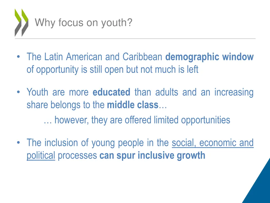 why focus on youth