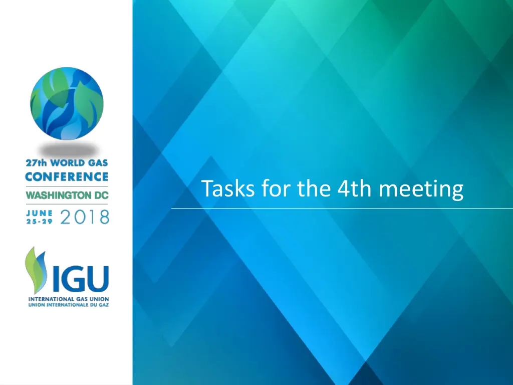 tasks for the 4th meeting