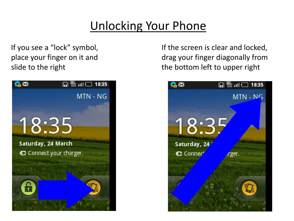 unlocking your phone