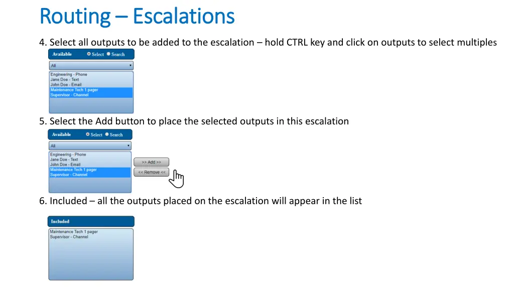 routing routing escalations escalations 1