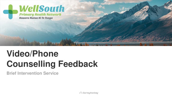 video phone counselling feedback brief