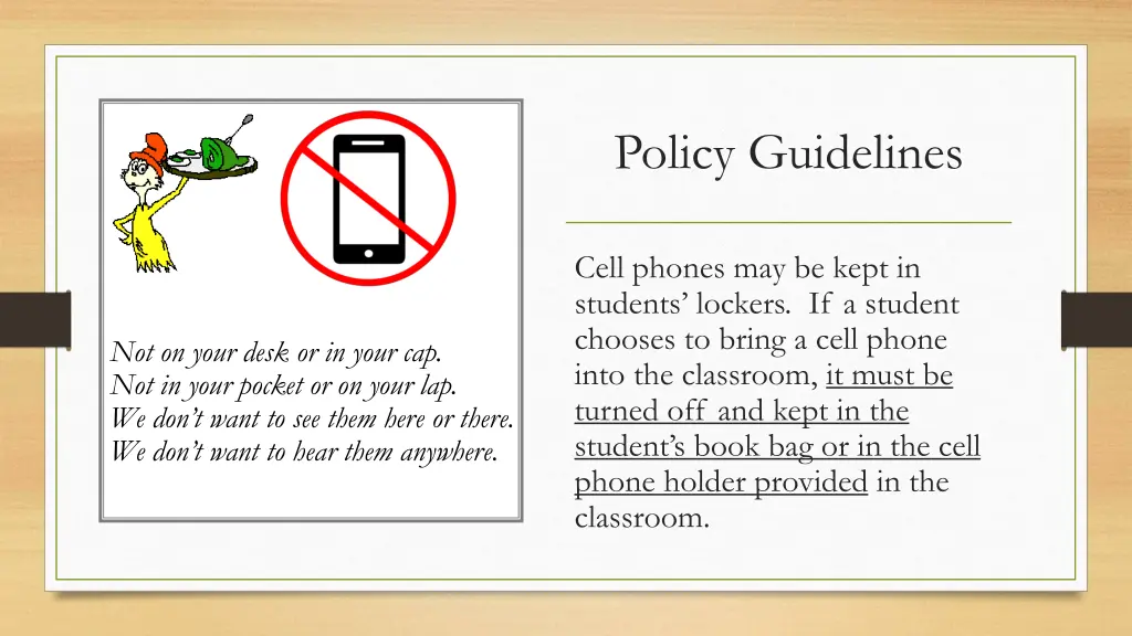 policy guidelines