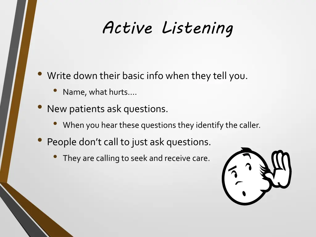 active listening