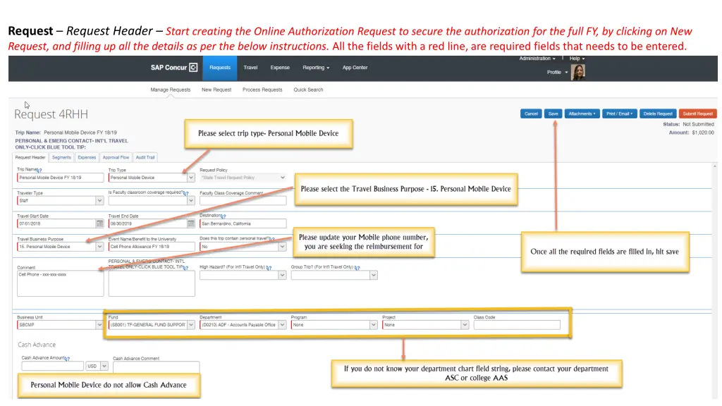 request request header start creating the online