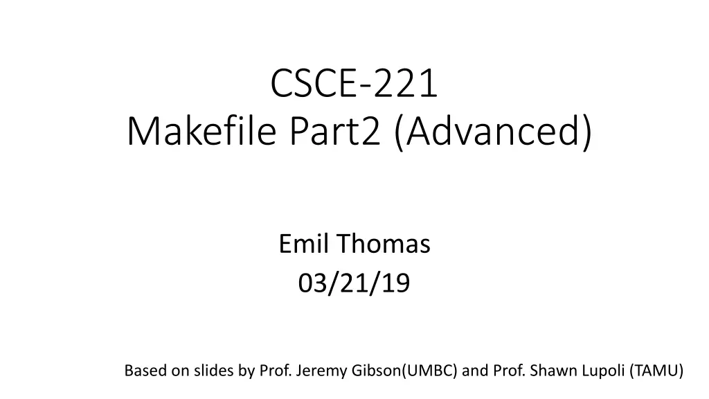 csce 221