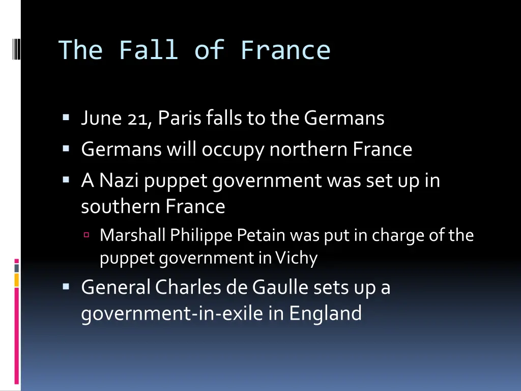 the fall of france 1