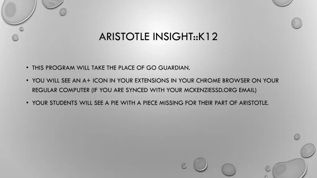 aristotle insight k12