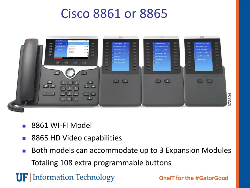 cisco 8861 or 8865