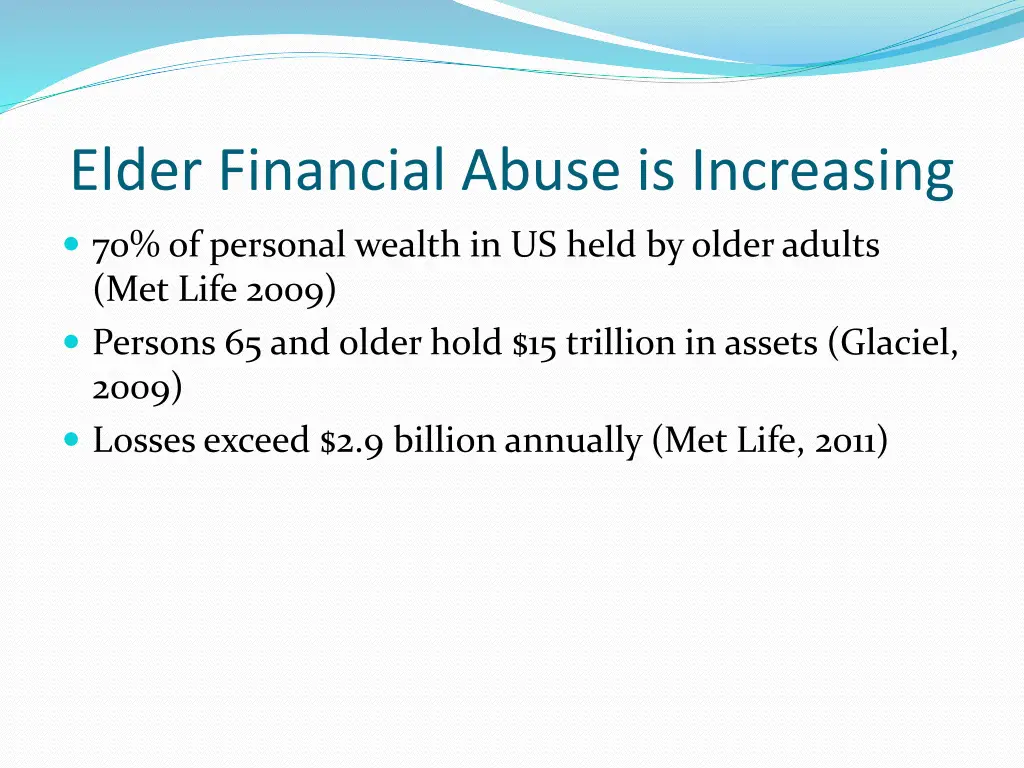 elder financial abuse is increasing