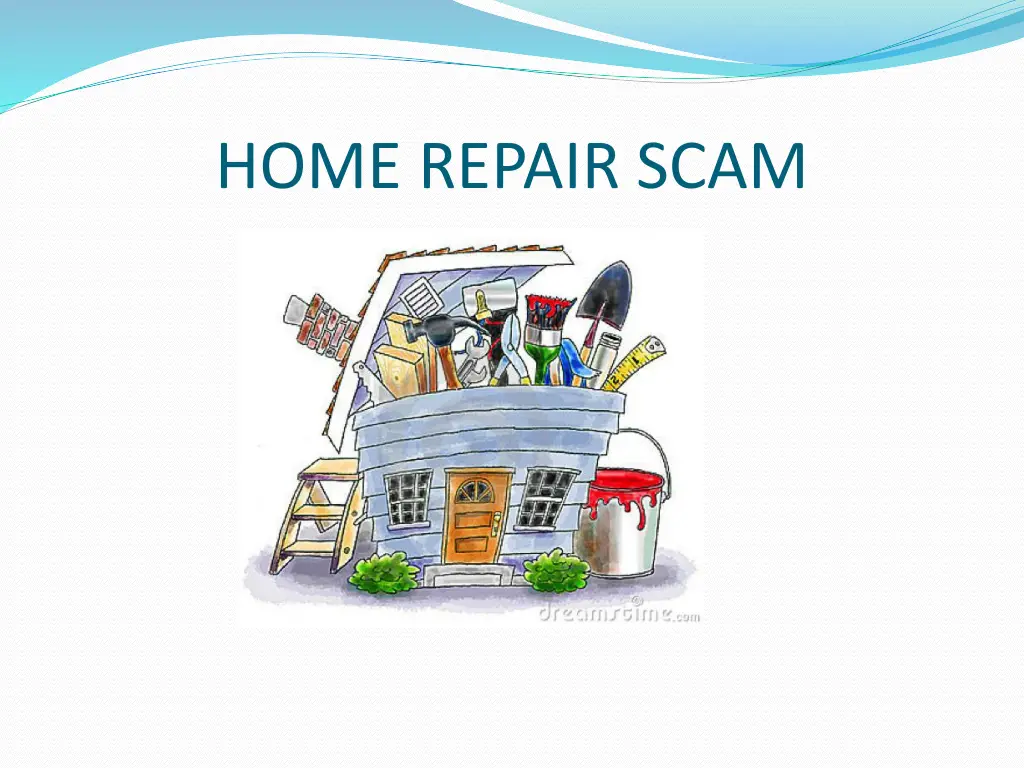 home repair scam