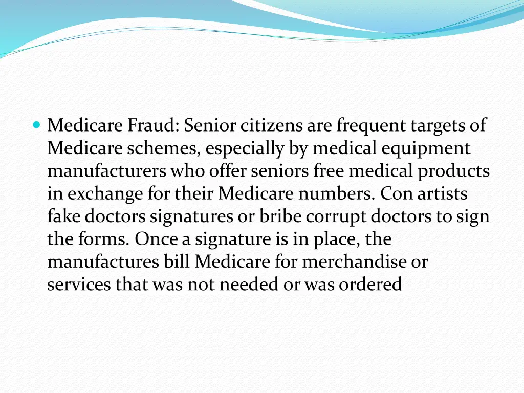 medicare fraud senior citizens are frequent