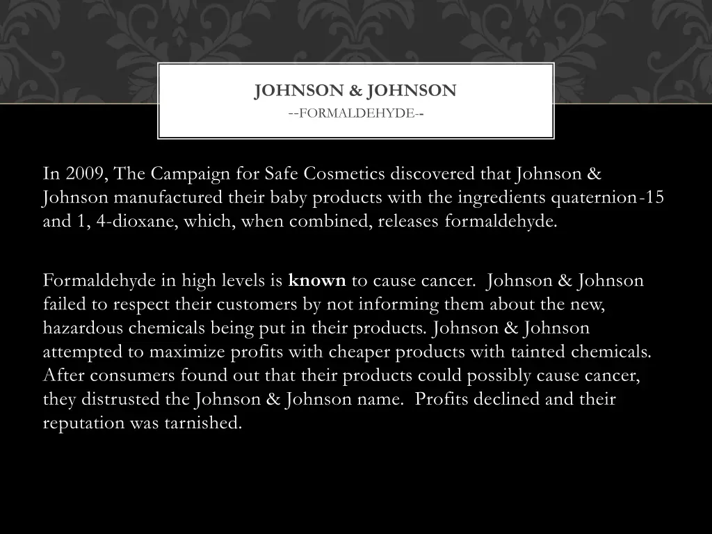 johnson johnson