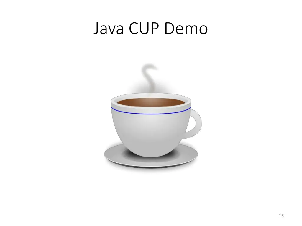 java cup demo