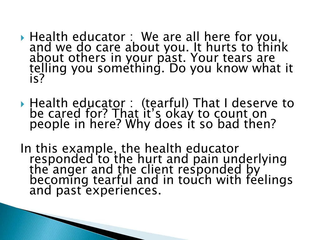 health educator we are all here