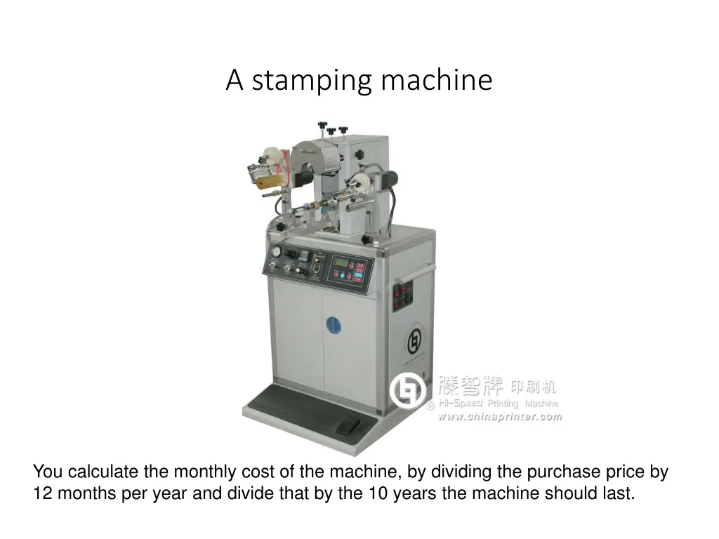 a stamping machine