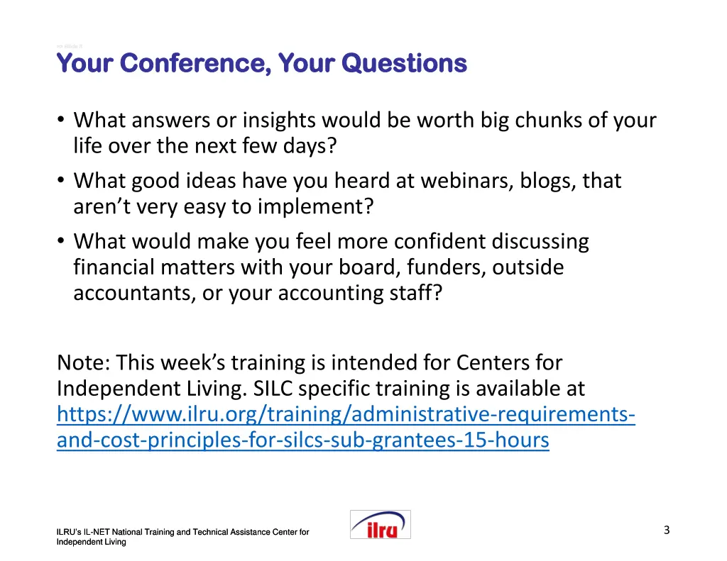 slide slide 3 3 your conference your questions