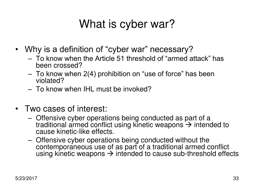 what is cyber war