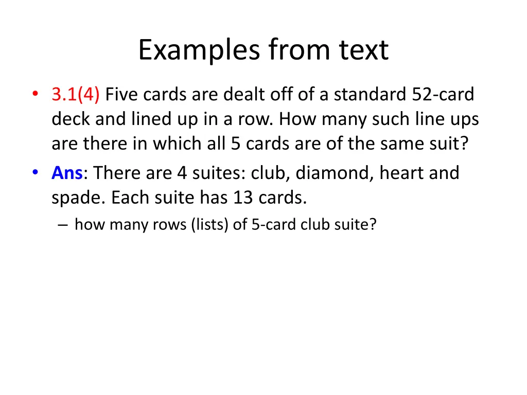 examples from text 1