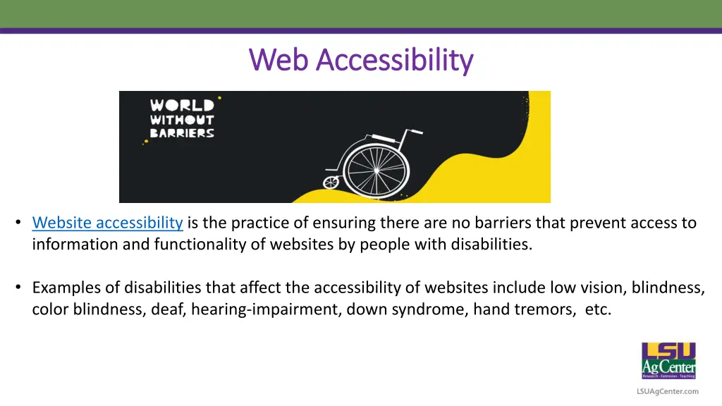 web accessibility web accessibility