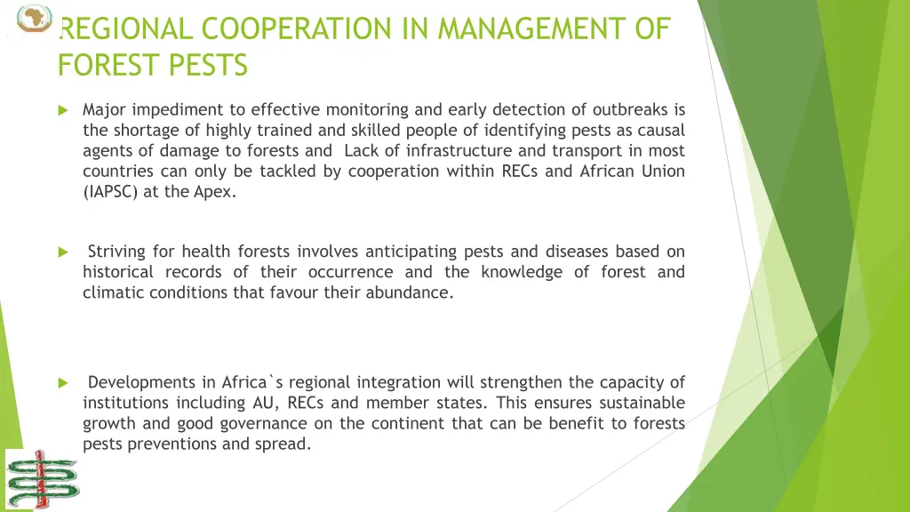 regional cooperation in management of forest pests