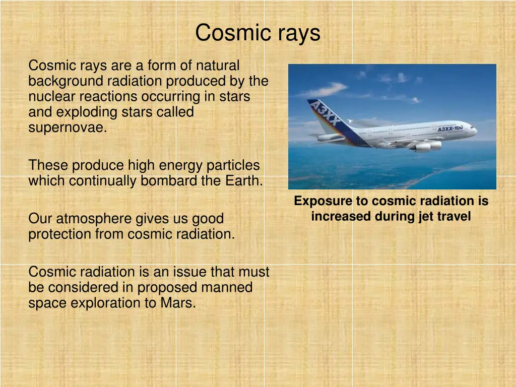 cosmic rays