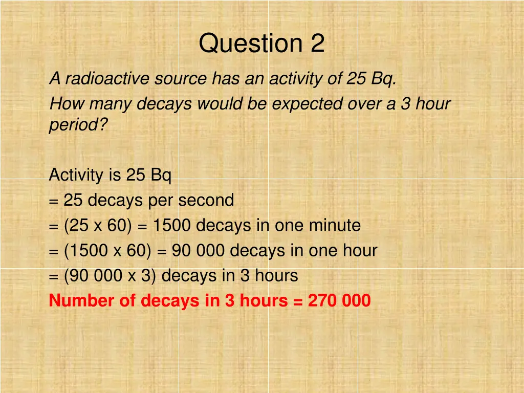 question 2 1