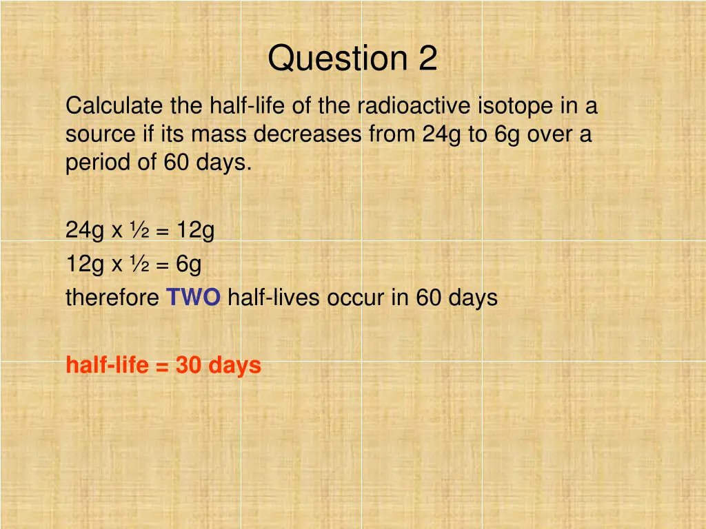 question 2 3