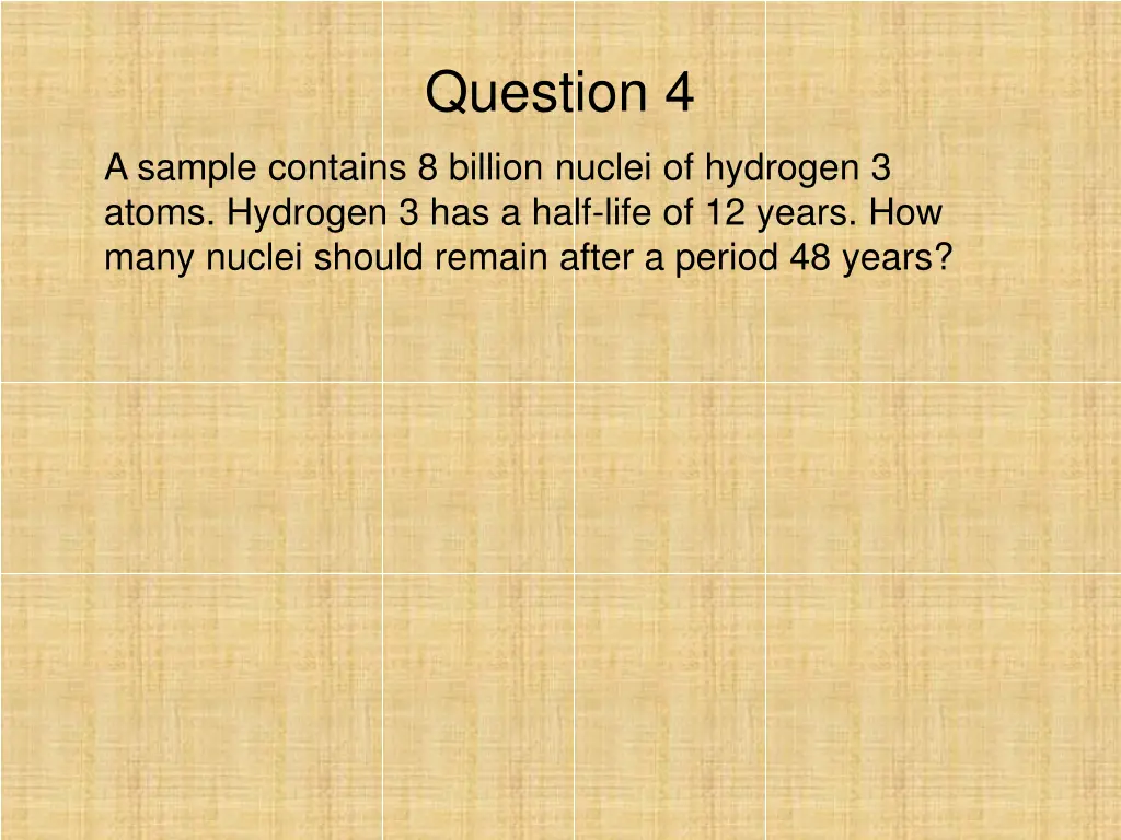 question 4