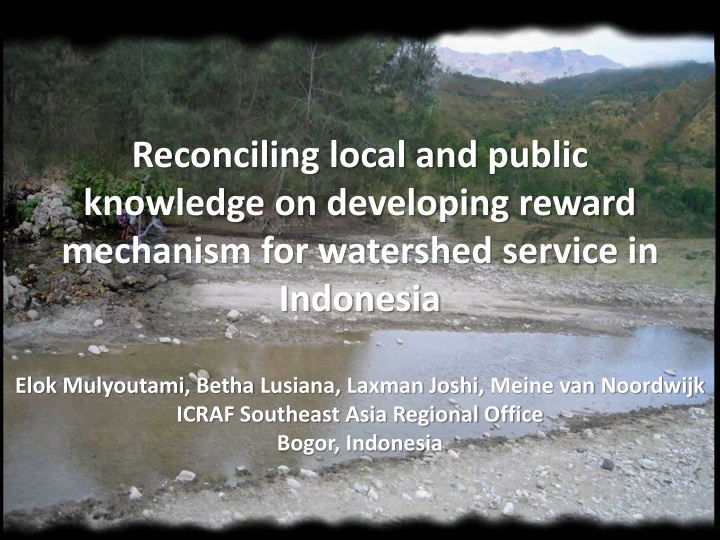 reconciling local and public knowledge