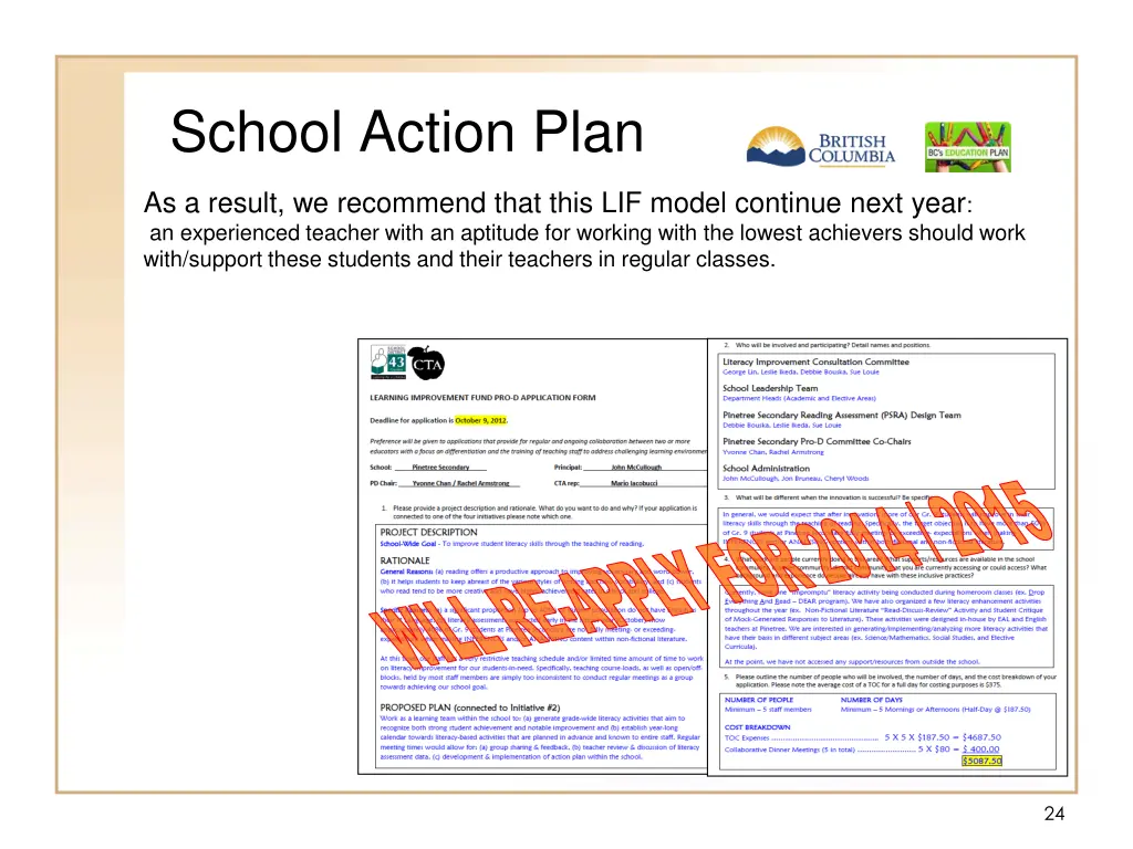 school action plan