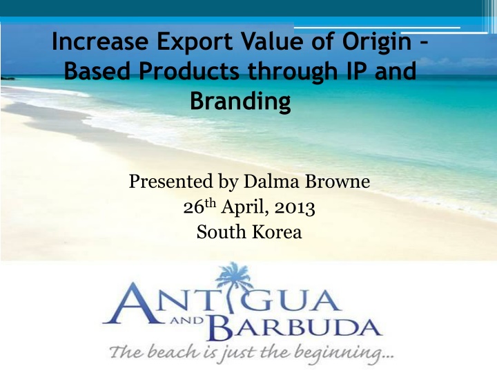 increase export value of origin based products