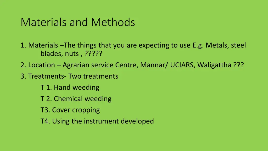 materials and methods