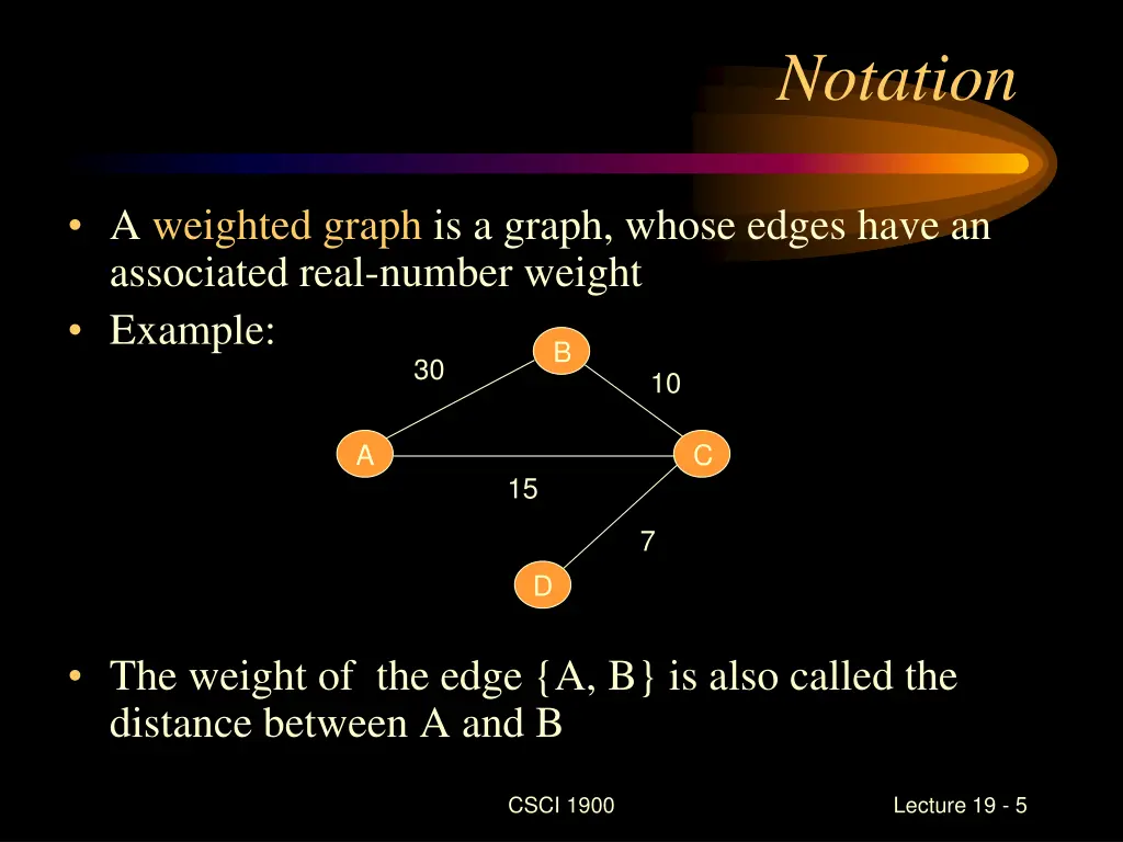 notation