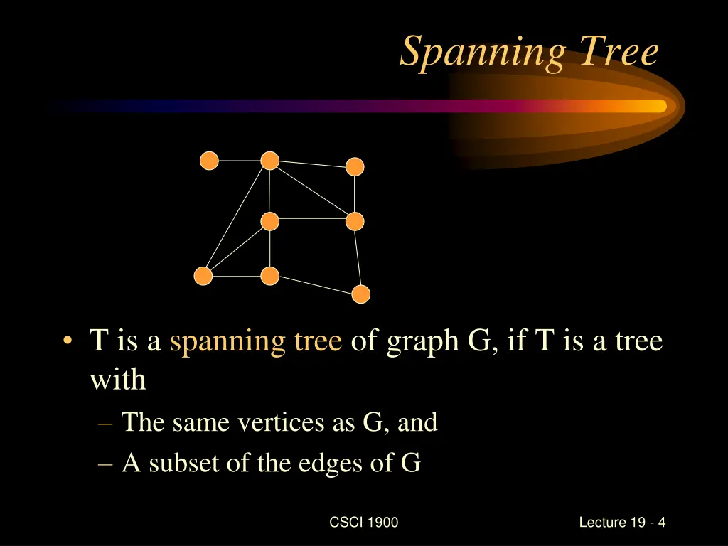 spanning tree