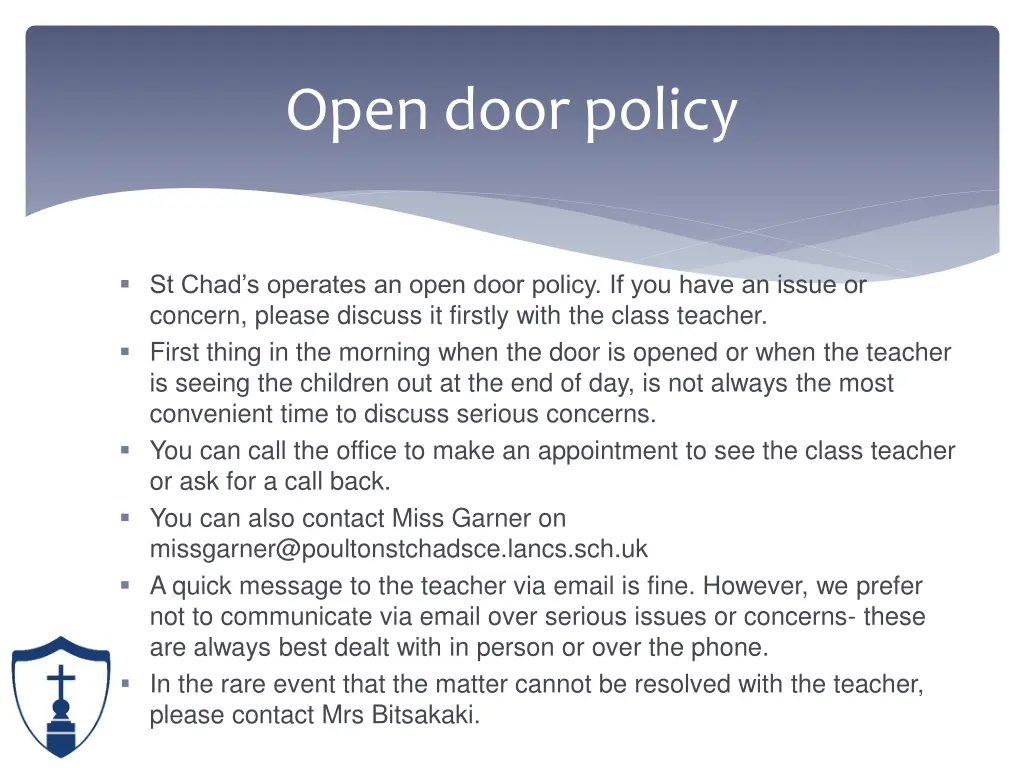 open door policy