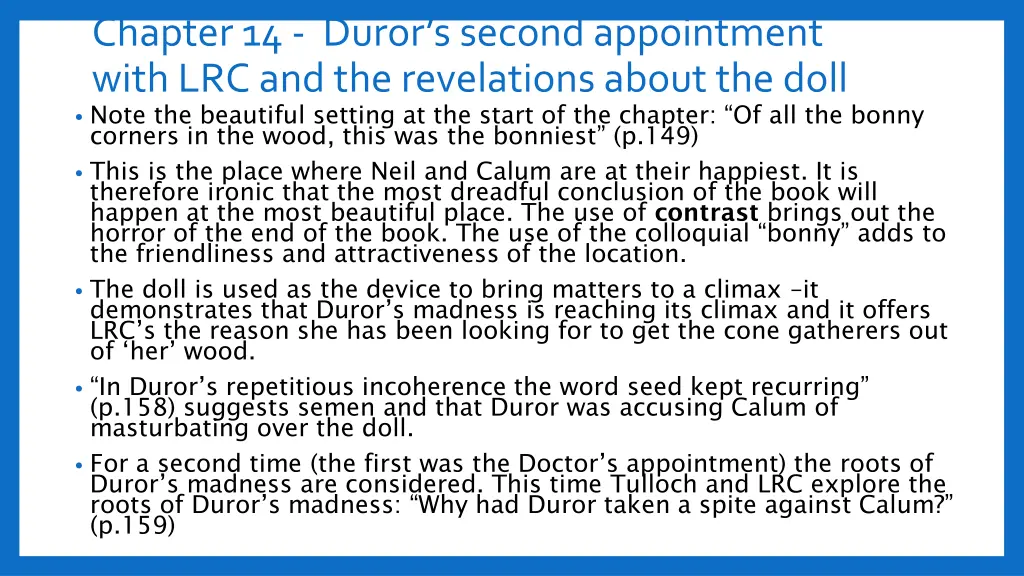 chapter 14 duror s second appointment with